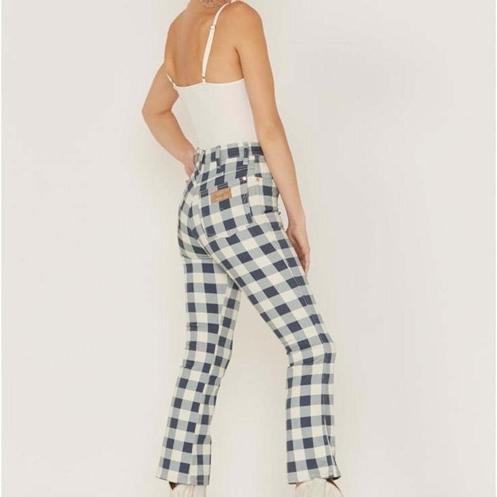 Wrangler Checkered Jeans - Picture 5 of 9